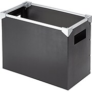 Pendaflex Poly Desktop Storage Box, Letter Size, Black (PFX01151)
