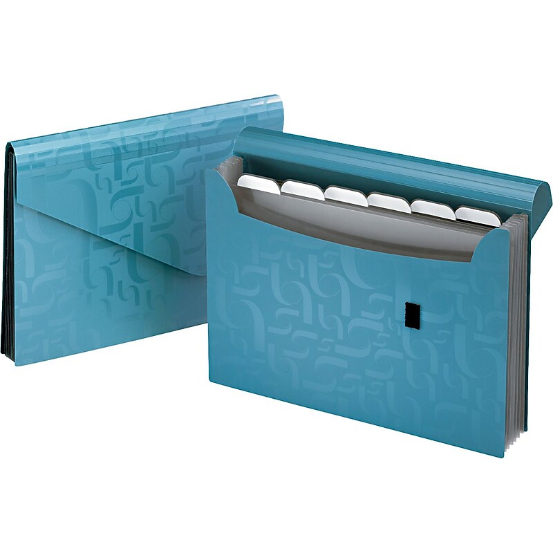 Pendaflex Plastic Accordion, Letter Size, Blue (PFX01158) image 1
