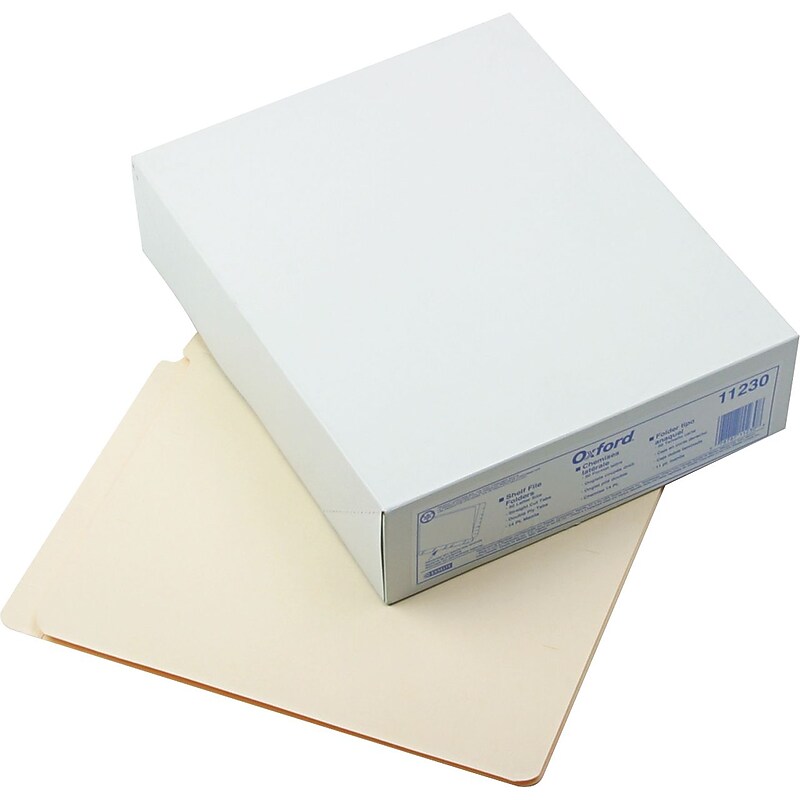 Pendaflex End Tab File Folder, Straight Cut, Letter Size, Manila, 50/Box (PFX 11230) image 1