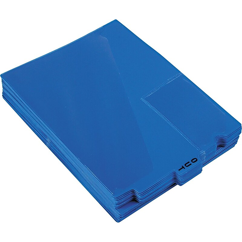 Pendaflex Out Index File Guide, Letter, Blue, 50/Box (13542) image 1