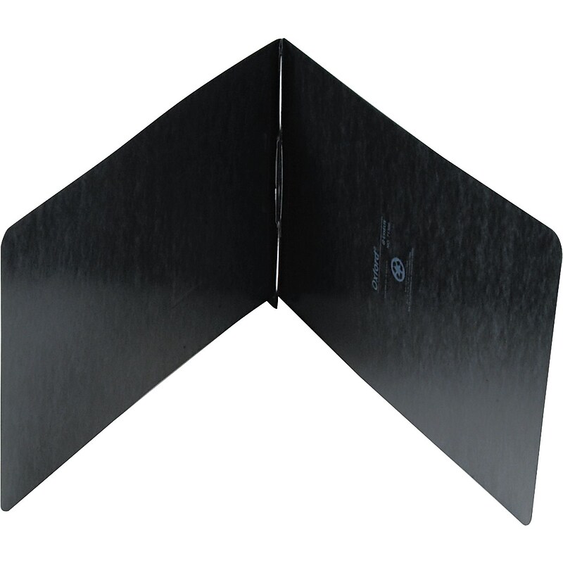Oxford Pressboard Report Cover, Prong Clip, Legal Size, 2" Capacity, Black (OXF71366) image 1