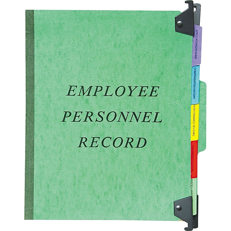 Pendaflex Hanging Personnel Folders, 1/3 Cut Top Tab, Letter, Green image 1