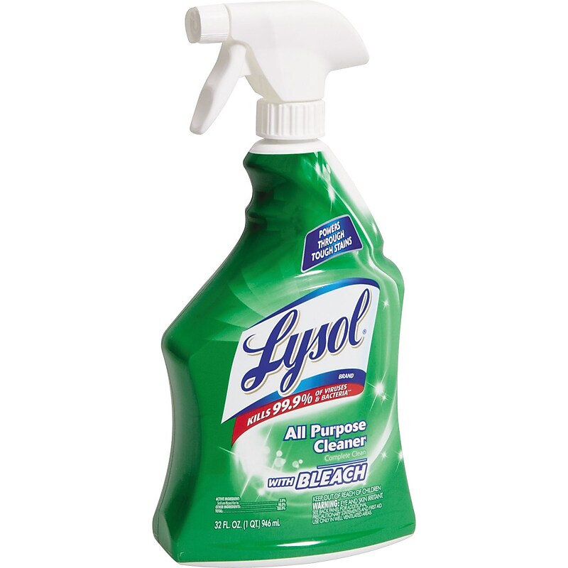 Lysol All-Purpose Cleaner with Bleach, 32oz Spray Bottle image 1
