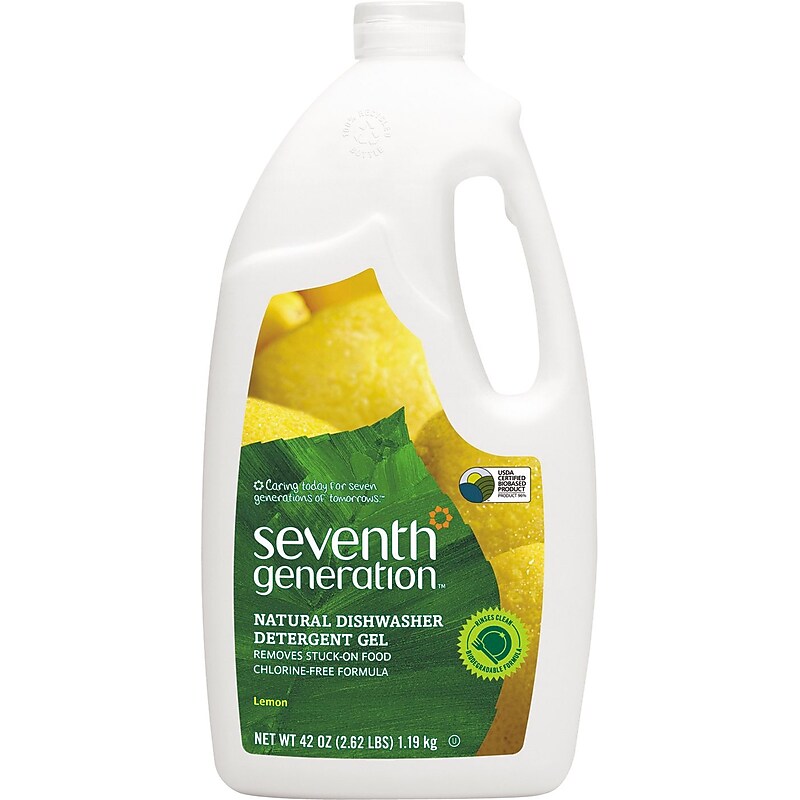 Seventh Generation Automatic Dishwasher Detergent Gel, Lemon Scent, 45 oz., 6/Carton (SEV22171CT) image 1