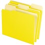 Pendaflex Two-Tone File Folders, 1/3 Cut Top Tab, Letter, Yellow, Light Yellow, 100/Box~#|#~m002275374_sc7