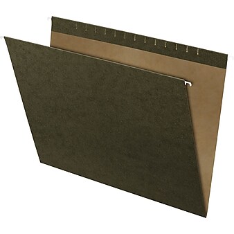 Pendaflex Reinforced Hanging File Folders, X-Ray 18 x 14, Standard Green, 25/Box