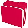 Pendaflex Reinforced Top Tab File Folders, 1/3 Cut, Letter, Red, 100/Box~#|#~s0867893_sc7