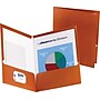 Oxford Two-Pocket Laminated Paper Folder, 100-Sheet Capacity, Metallic Copper, 25/BX~#|#~s0867901_sc7