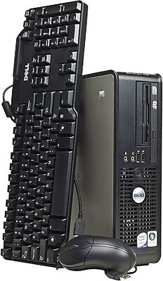 Refurbished Dell Optiplex 755 Sff Intel Core 2 Duo 2 3ghz 4gb Ram 250gb Hard Drive Windows 10 Pro At Staples
