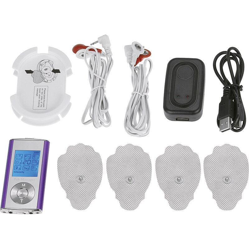 PCH Digital Pulse Massager, Purple (101325PURPLE) image 1