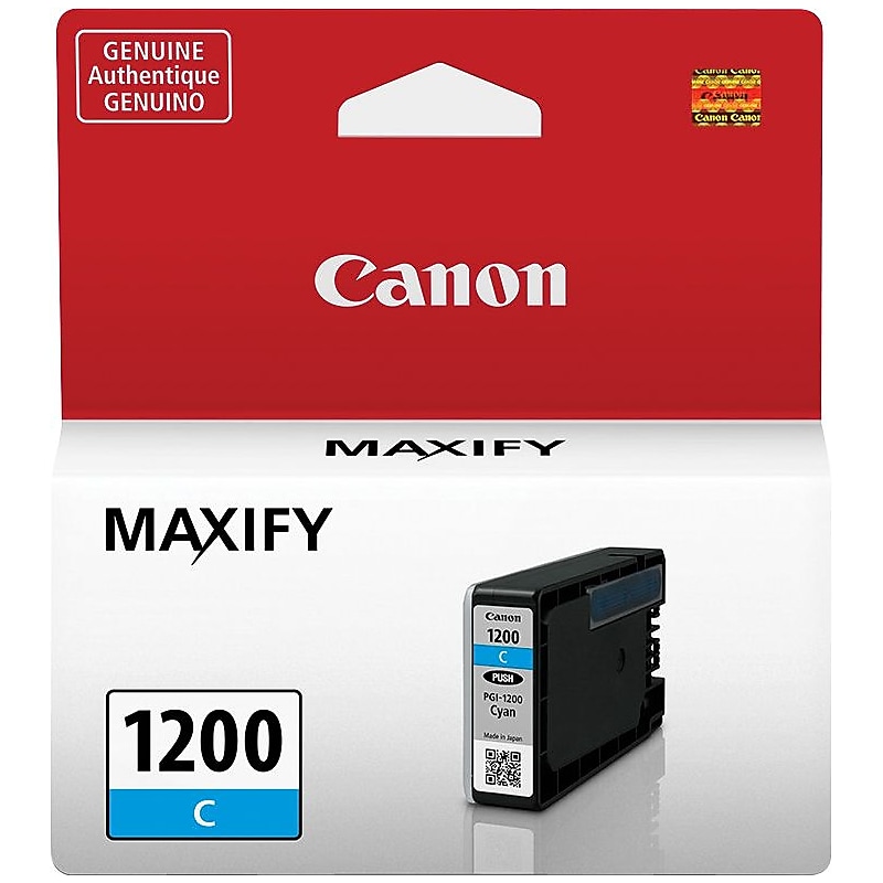 Canon 1200 Cyan Standard Yield Ink Cartridge (9232B001) image 1