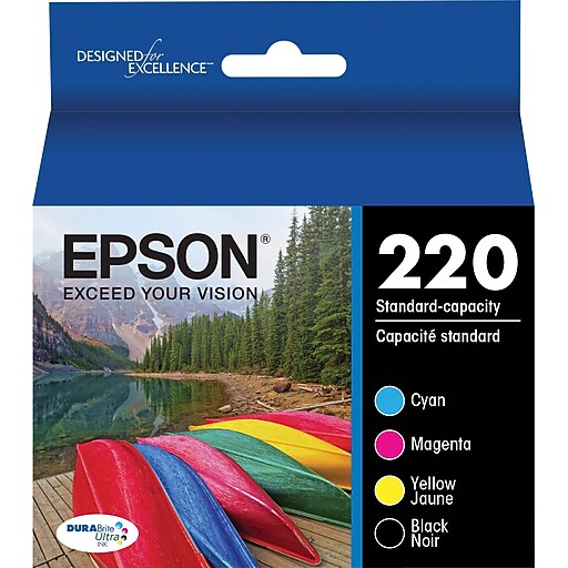 Epson DURABrite Ultra 220 Black and Color C/M/Y Ink Cartridges