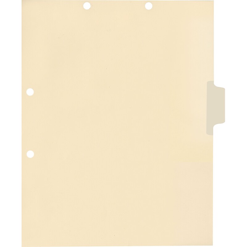 Medical Arts Press® Write-On Side-Tab Chart Dividers, Position 3 image 1
