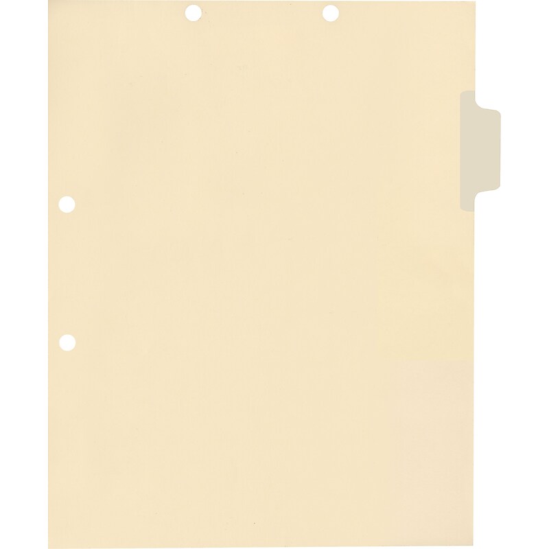 Medical Arts Press® Write-On Side-Tab Chart Dividers, Position 2 image 1
