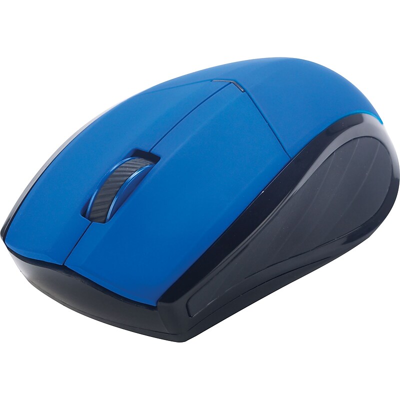 Adesso iMouse S50 Wireless Ambidextrous Optical Gaming Mouse, Blue image 1