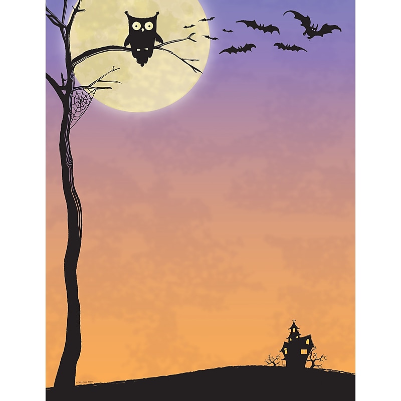 Great Papers Halloween Who Letterhead, 80/Pack (2014051) image 1