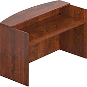 Offices To Go™ Furniture Collection in American Dark Cherry, 71" Reception Desk Shell