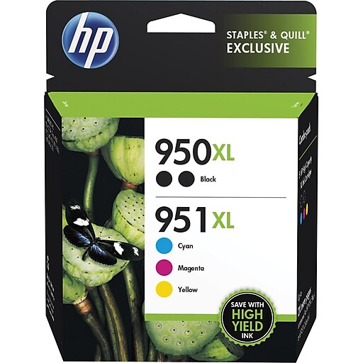 HP 912XL 4-pack Black/Cyan/Magenta/Yellow Original Ink Cartridges