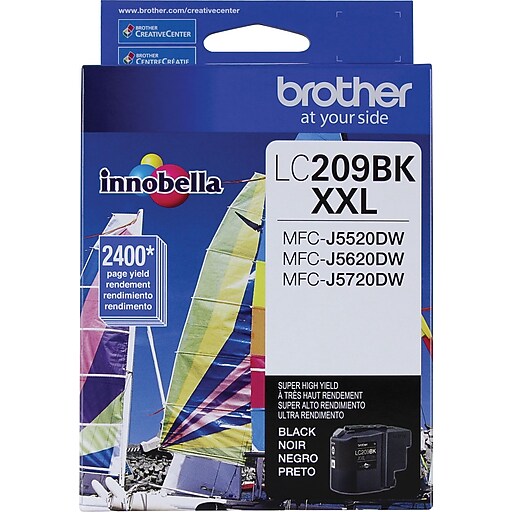 Brother LC209BKS Black Extra High Yield Ink Cartridge | Staples
