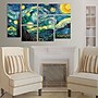 Vincent van Gogh 'Starry Night' Gallery-Wrapped Canvas Art, 6-Panel Set~#|#~s0887207_sc7