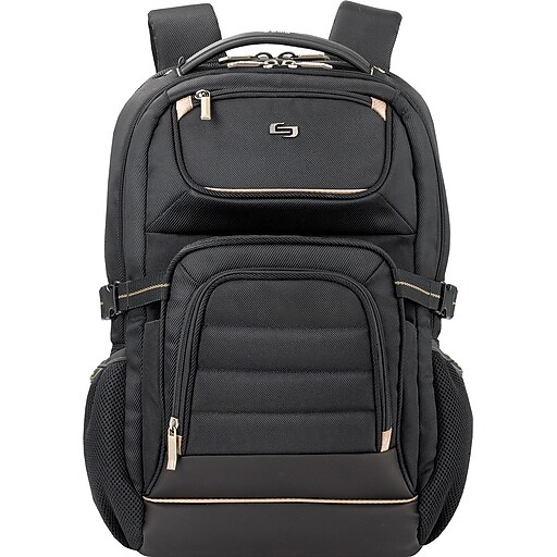 Solo New York Pro Black Mesh Laptop Backpack (PRO7424) at Staples