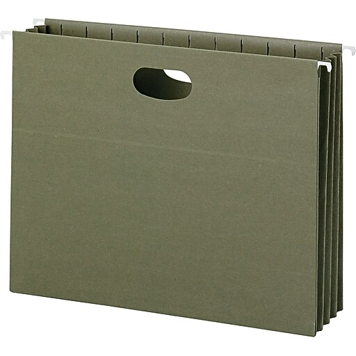 Smead Recycled Hanging File Pocket, 3 1/2" Expansion, Legal Size