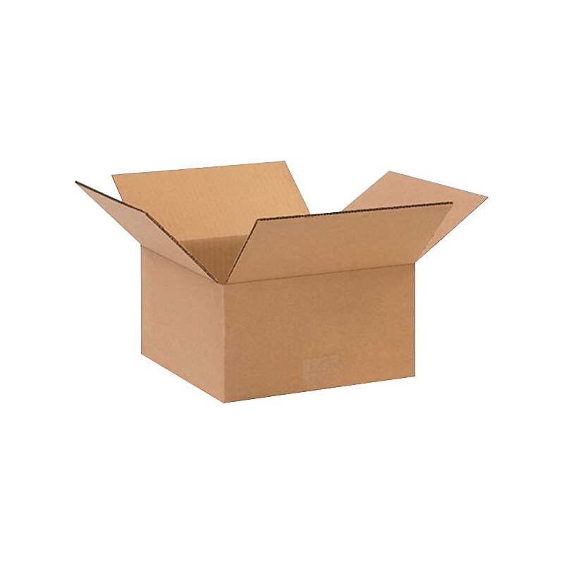 10" x 10" x 5" Shipping Boxes, 32 ECT, 500/Pallet (10105PL) image 1