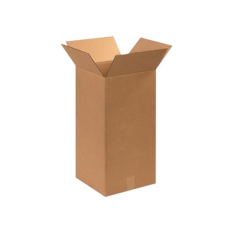 12" x 12" x 24" Shipping Boxes, 32 ECT, 250/Pallet (121224PL) image 1