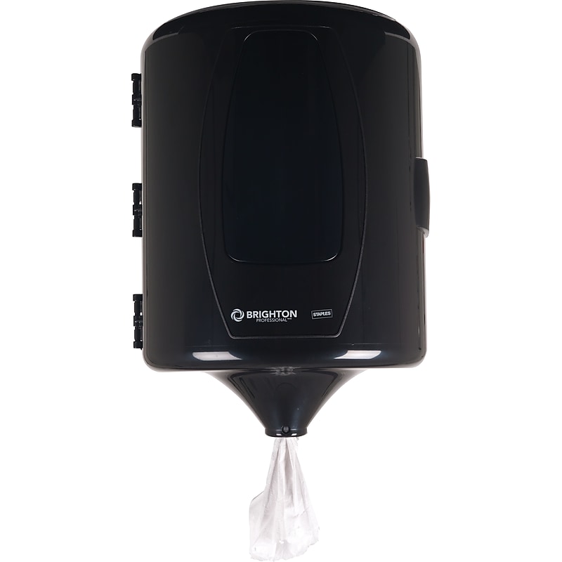 Brighton Professional Centerpull Towel Dispenser, Black (BPR26569) image 1