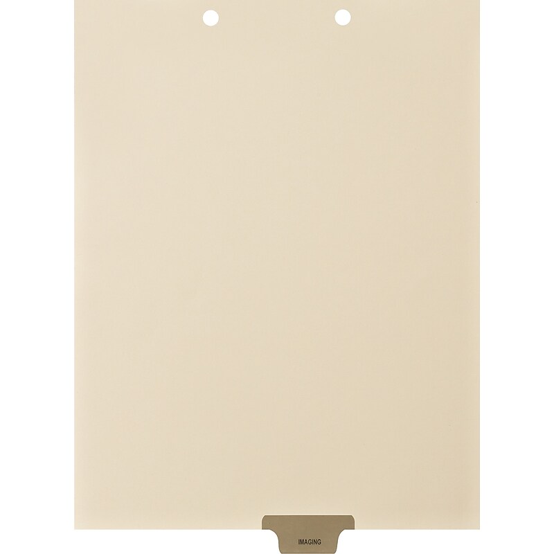 Medical Arts Press® Position 4 Colored End-Tab Chart Dividers, Imaging, Gray image 1