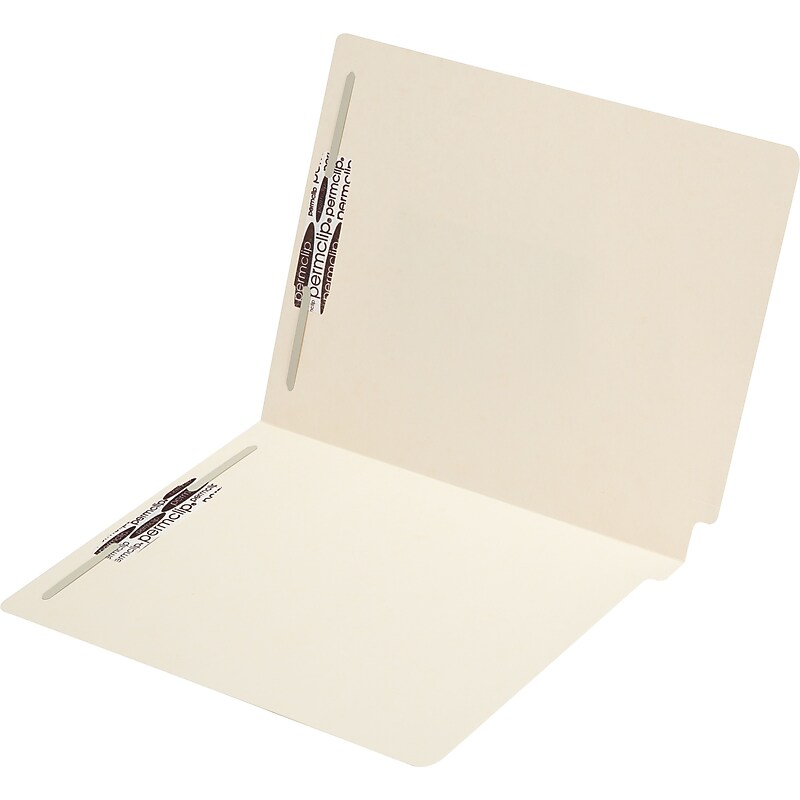 Medical Arts Press Economy End-Tab File Folders, 2-Fasteners, Letter, Manila, 50/Bx (52385) image 1