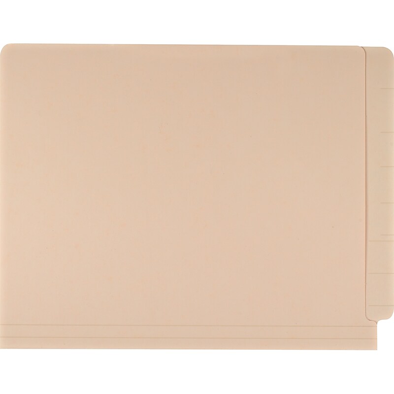 Medical Arts Press Economy End-Tab File Folders, Letter, Manila, 100/Bx (52383) image 1