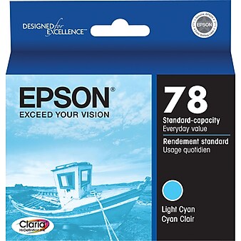 Epson T78 Light Cyan Standard Yield Ink Cartridge