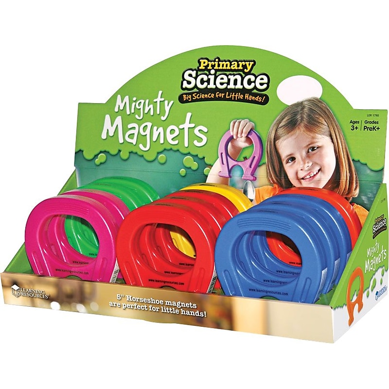 Learning Resources Primary Science Horseshoe-Shaped Magnets, Set of 12 image 1
