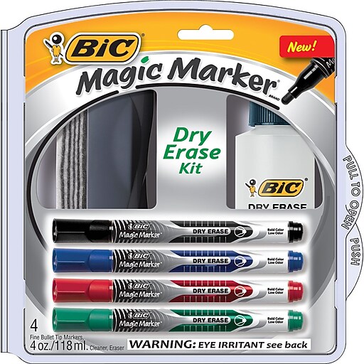 Shop Staples for BIC® Magic Marker® Pocket Style DryErase Marker Kit