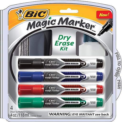 Shop Staples for BIC® Magic Marker® Tank Style DryErase Marker Kit