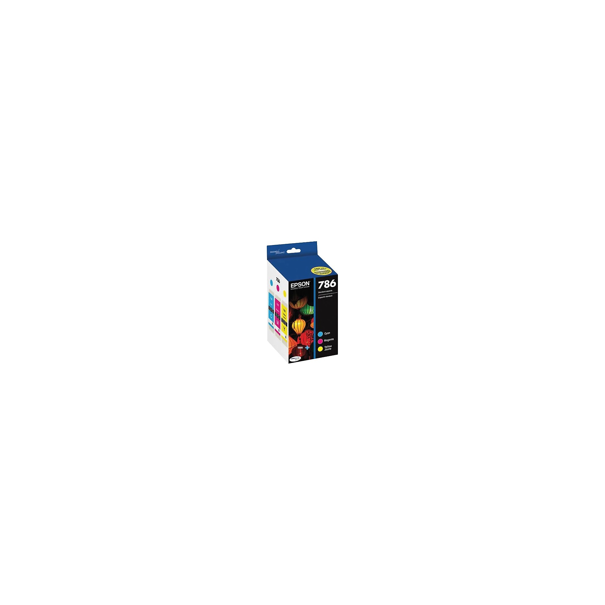 Epson T786 Black/Cyan/Magenta/Yellow Standard Yield Ink Cartridge, 4/Pack (T786120-BCS) Sansujyuku sansujyuku.com