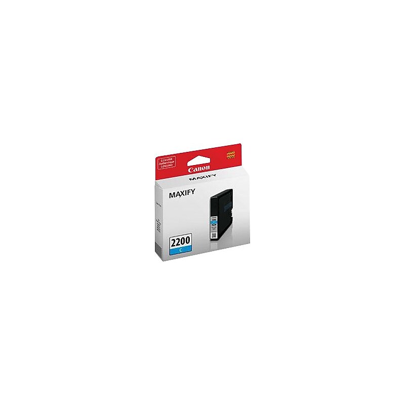 Canon 2200 Cyan Standard Yield Ink Cartridge (9304B001) image 1