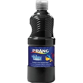 Prang Washable Tempera Paint, Black, 16 oz. (10709)