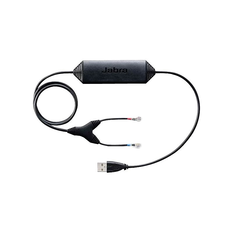Jabra 14201-30 Headset Adapter, Black image 1
