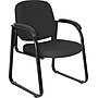 Reception Lounge Series SLED Base Guest Chair, Black Fabric~#|#~s0898142_sc7