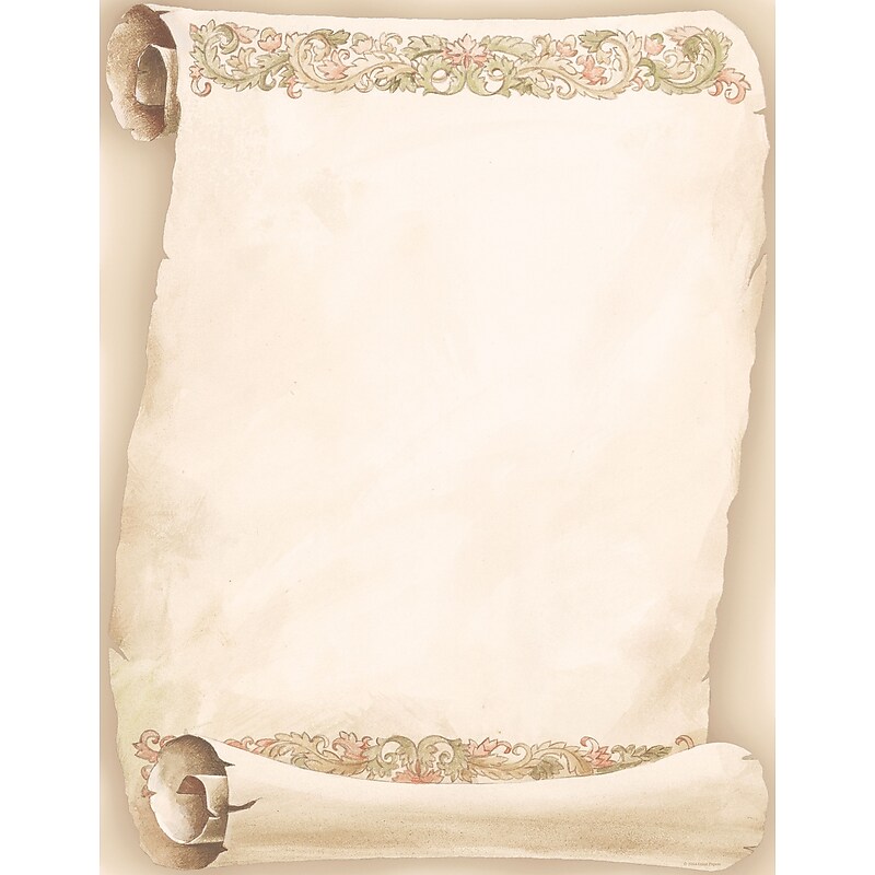 Great Papers! Florentine Scroll Letterhead, 80 Sheets/Pack (2014237) image 1