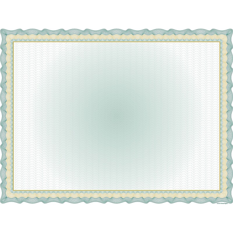 Great Papers Twisty Graph Certificates, 8.5" x 11", Green, 30/Pack (2013306PK2) image 1
