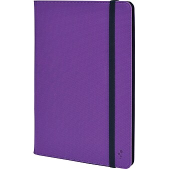 M-Edge Universal Folio Plus Case for 9" - 10" Tablets, Purple with Black (U10-FP-MF-PB)