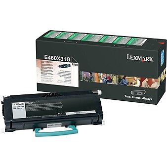Lexmark E26 Black High Yield Toner Cartridge (E460X31G)