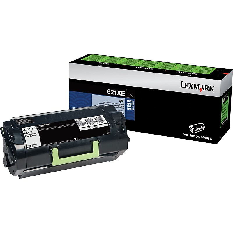 Lexmark 62X Black Extra High Yield Toner Cartridge (62D1X0E) image 1