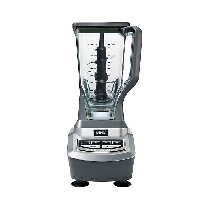Ninja BL740 Blender with Single Serve Cup Silver (BL740) | Staples