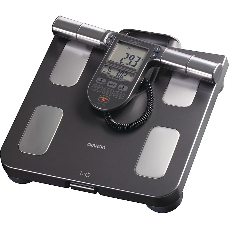 Omron OMRHBF514C Digital BMI Scale, Black image 1
