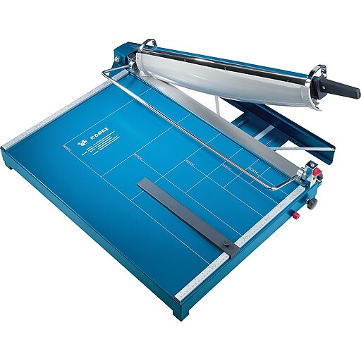 Dahle Premium Guillotine Paper Trimmer, 21.6", Blue (567) Staples