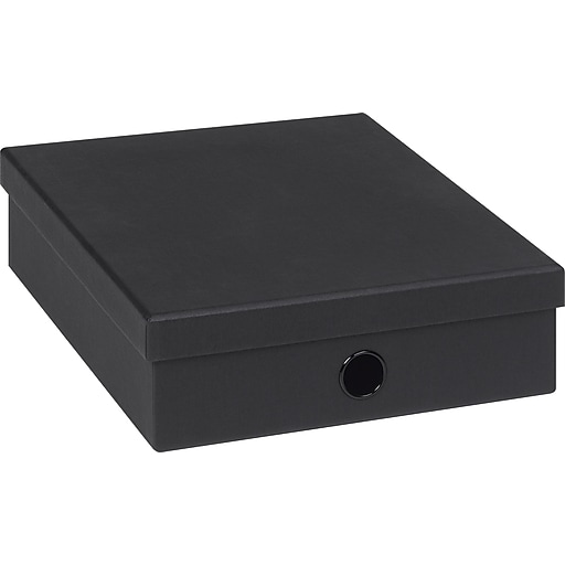 Paperchase Black Stationery Box, 9.75"x12.5" at Staples